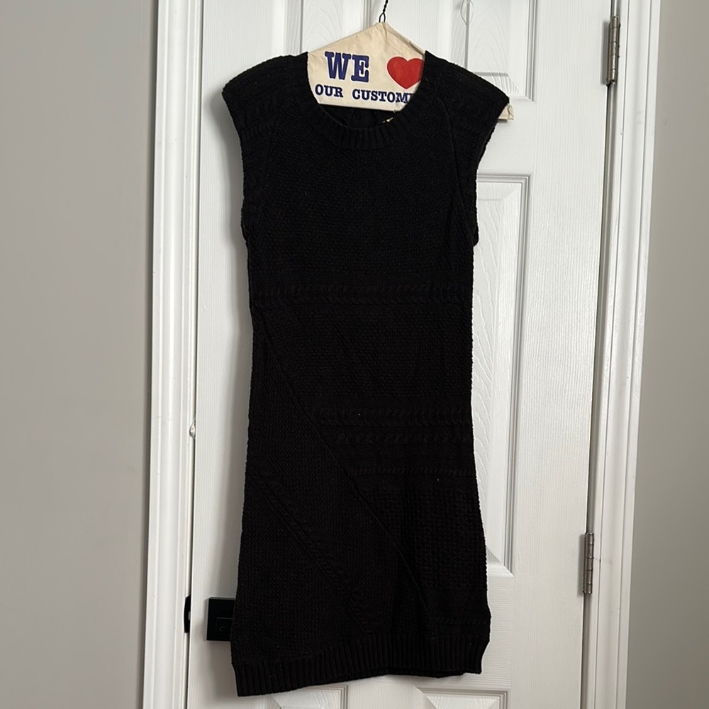 Theory Black Sleeveless Dress